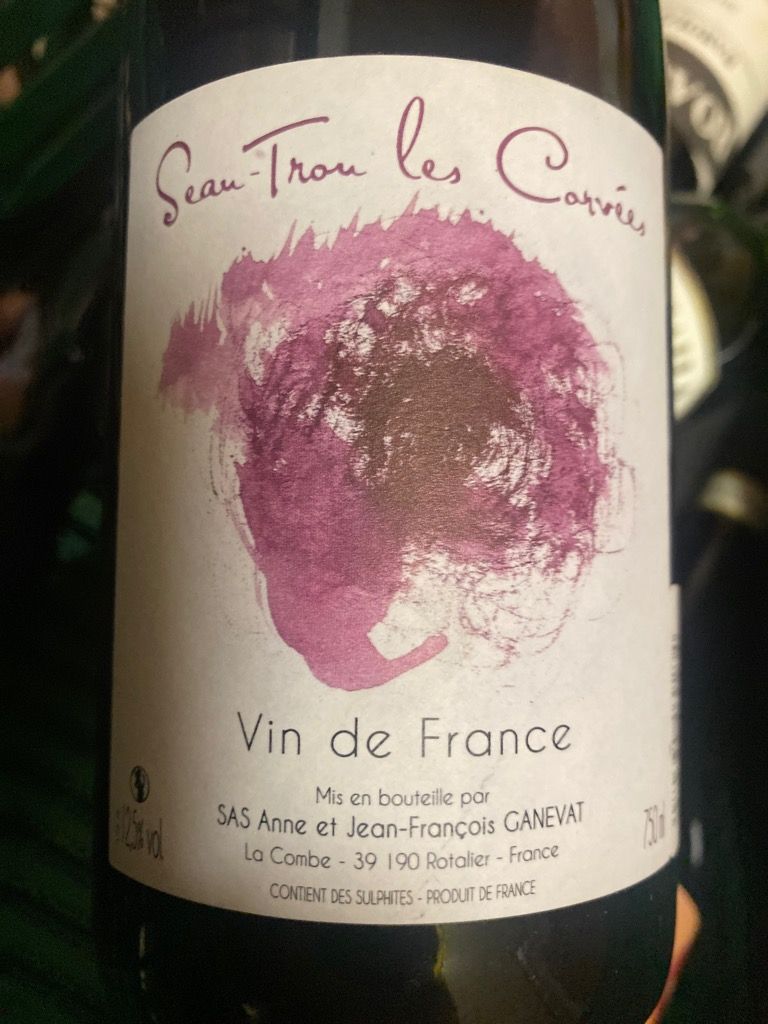 Anne et Jean-François Ganevat 2017 Seau-Trou Les Corvees