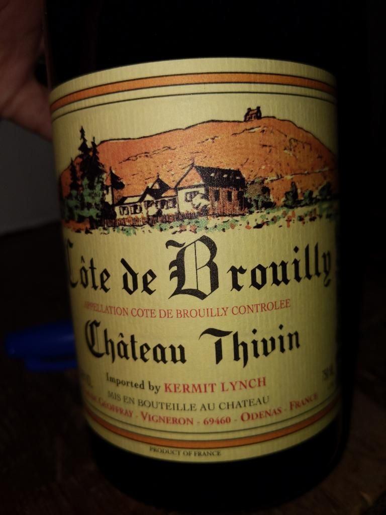 Château Thivin 2016 Côte de Brouilly