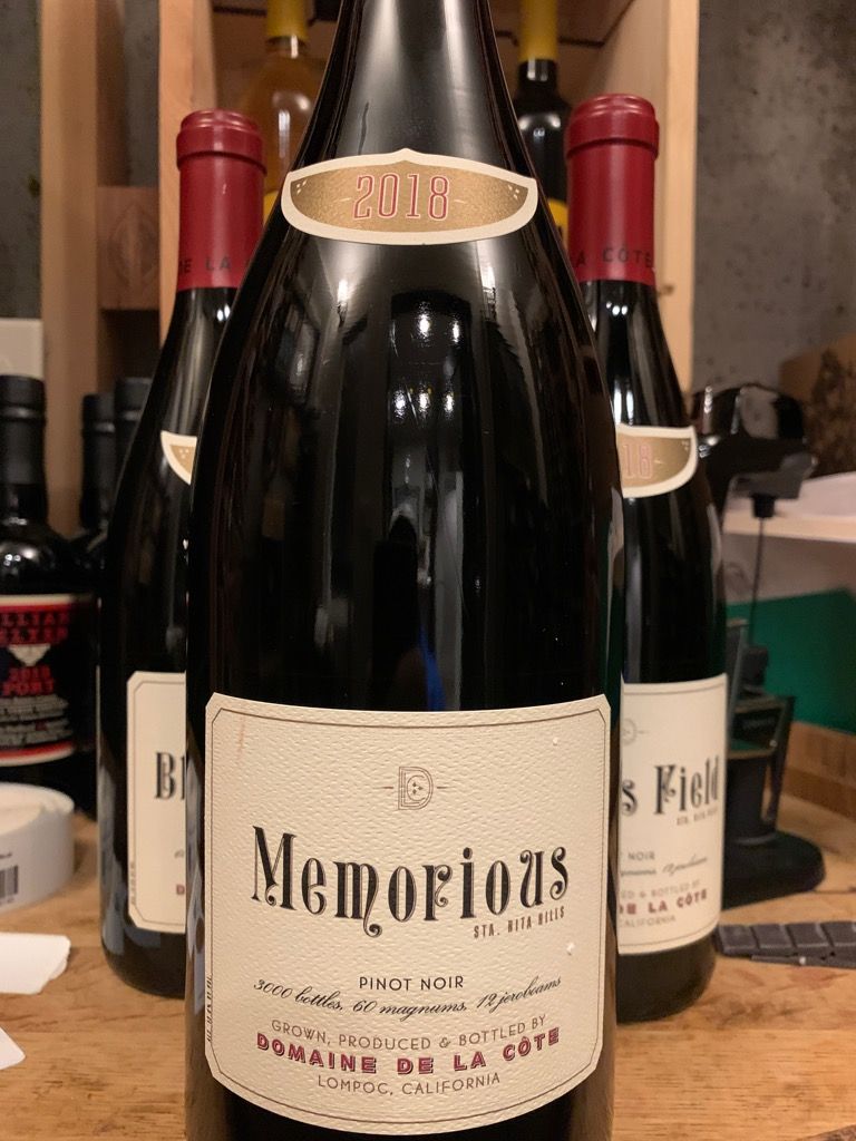 Domaine de la Côte 2018 Pinot Noir Memorious