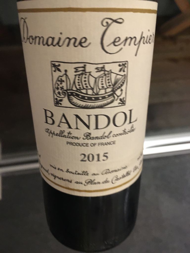 Domaine Tempier 2015 Bandol