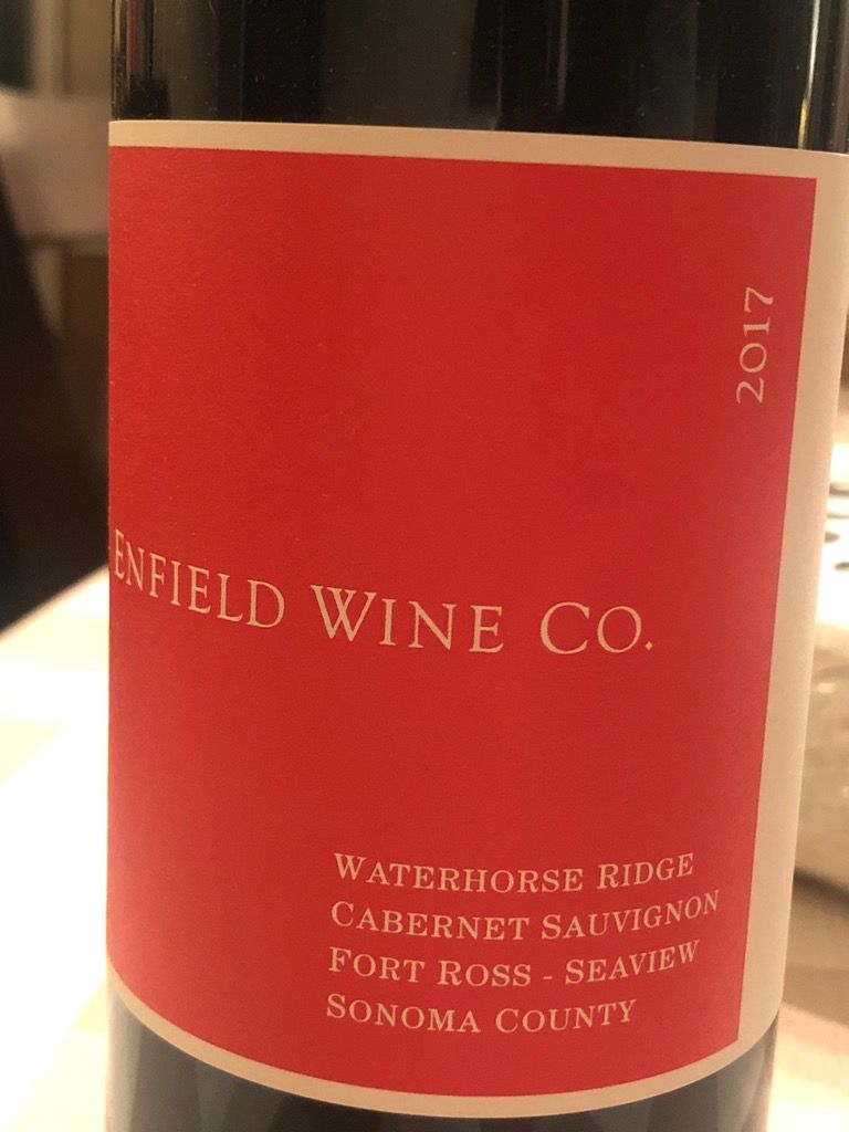 Enfield Wine Co. 2017 Cabernet Sauvignon Waterhorse Ridge