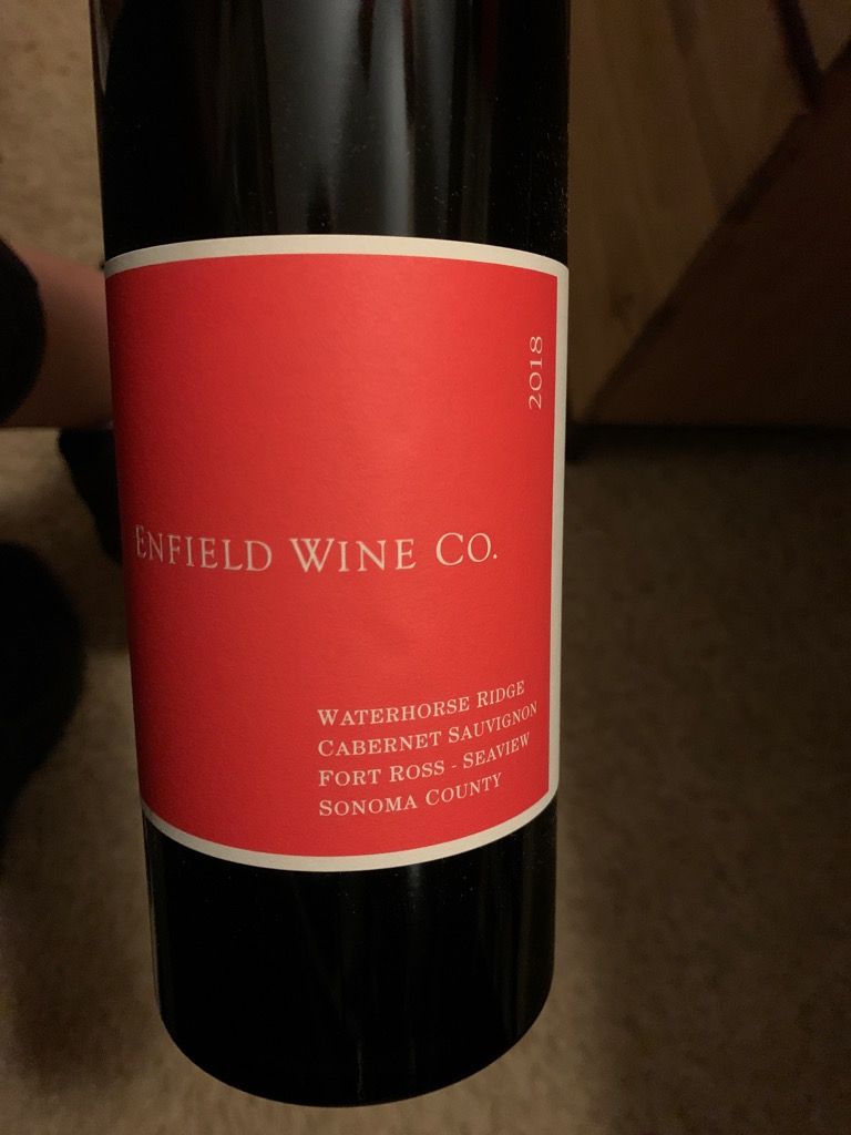 Enfield Wine Co. 2018 Cabernet Sauvignon Waterhorse Ridge