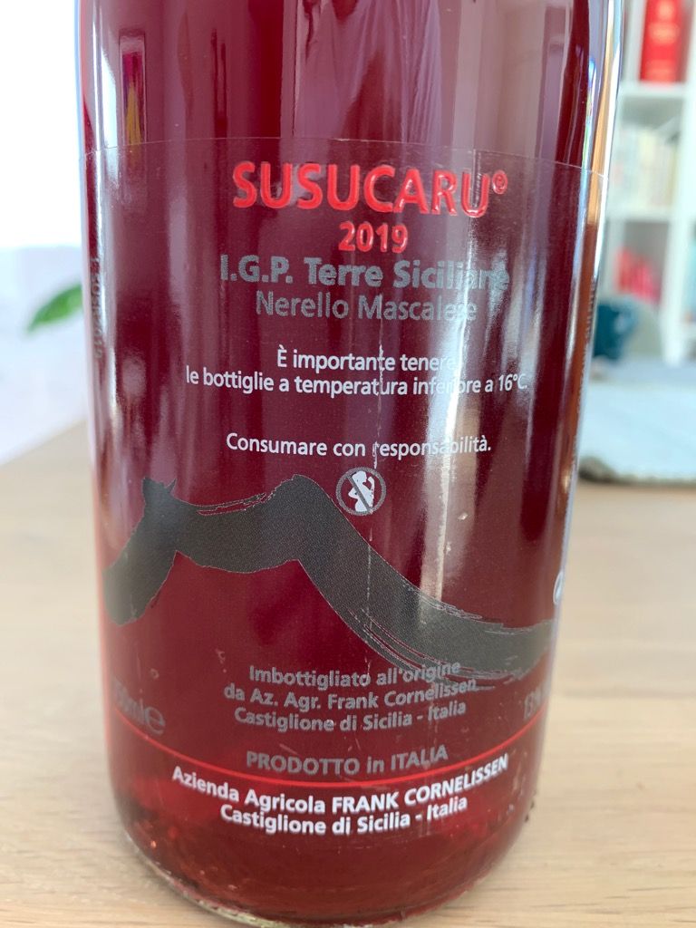 Frank Cornelissen 2019 Susucaru Rosso