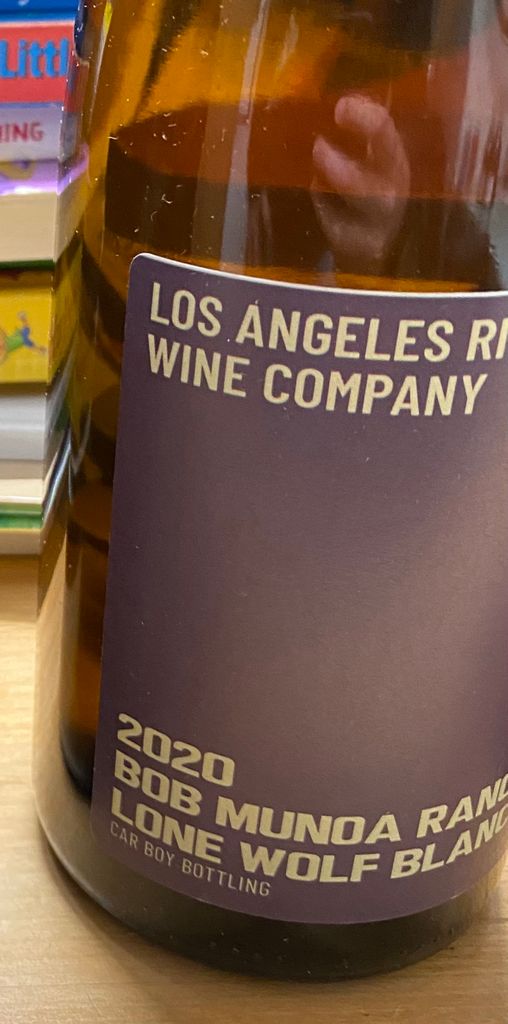 Los Angeles River Wine Company 2020 Mission Lone Wolf Blanc Bob Munoa Ranch