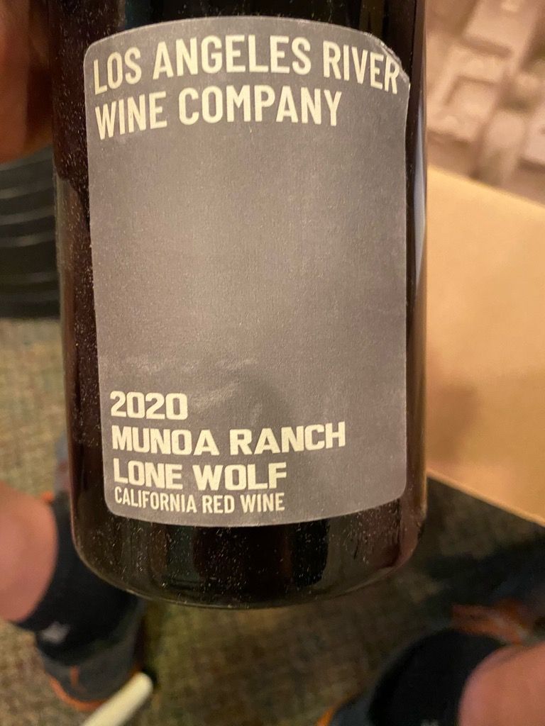 Los Angeles River Wine Company 2020 Mission Lone Wolf Bob Munoa Ranch