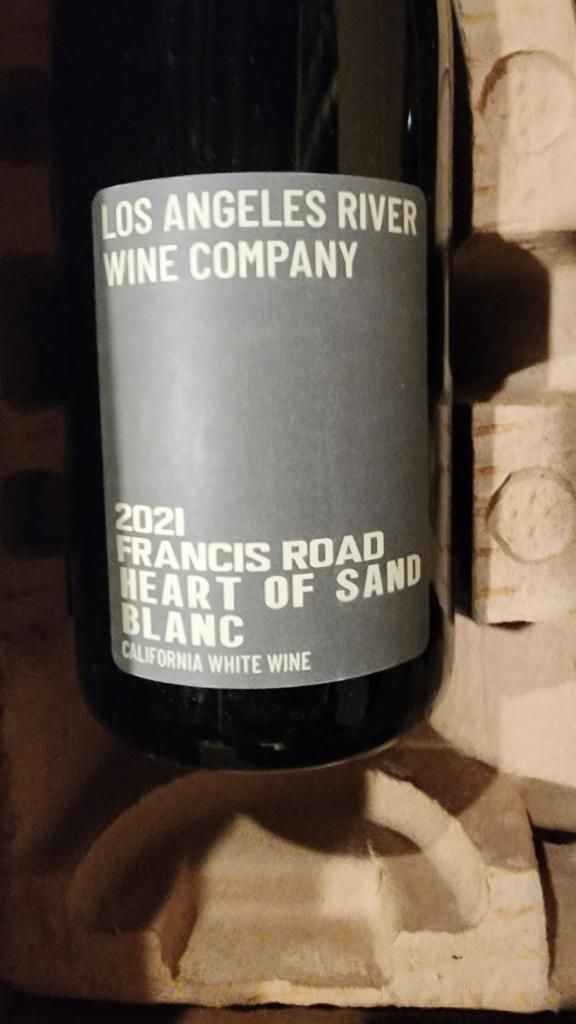 Los Angeles River Wine Company 2021 Heart of Sand Blanc Francis Road