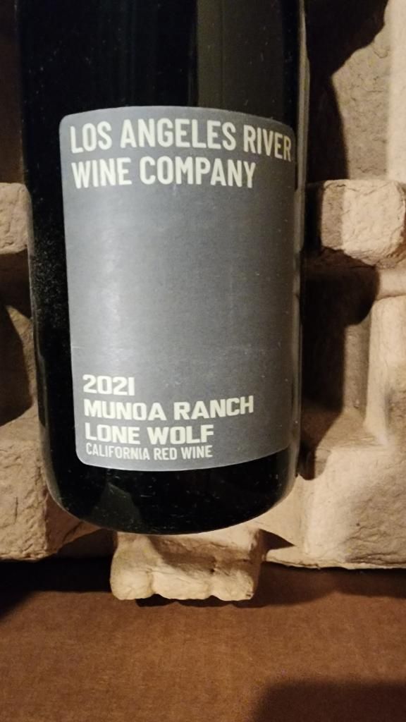 Los Angeles River Wine Company 2021 Mission Lone Wolf Bob Munoa Ranch