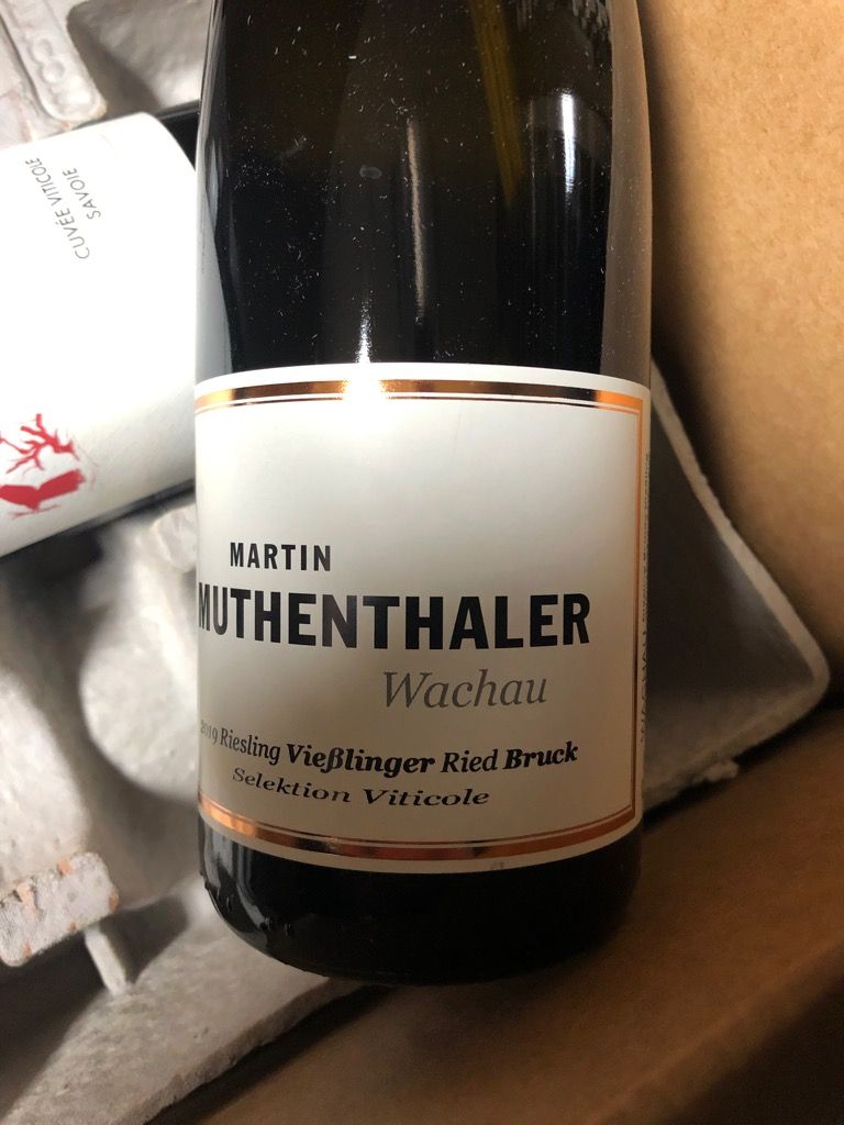 Martin Muthenthaler 2019 Riesling Selektion Viticole Bruck